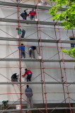 9 BIHAC, City Hall replastering in town square