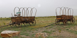 REPLICA WAGONS: NEAR THE OREGON TRAIL