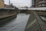 Approaching City Mill Lock which has just been re-gated