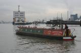 Approaching the Woolwich Ferry crossing ...