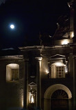 Full Moon Over Catedral De Santiago