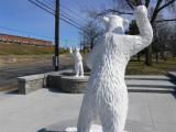 Dueling Polar Bears
