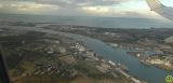 Brisbane river and Moreton bay