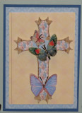 Easter cross card
