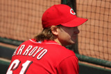 Reds pitcher Bronson Arroyo day off