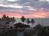 sunset over San Juan del Sur