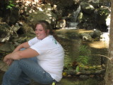 Loren liked the creek too