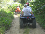 Riding the four wheelers
