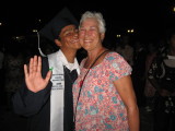 Graduation kiss