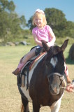 Eva's first horse ride