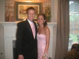Sara and Austin in their prom finery
