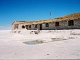 Salar de Uyuni - Hotel Playa Blanca is built almost entirely of salt blocks