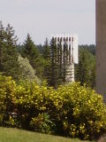 Through the Peace Tower toward the bell tower