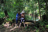 Marilyn and Anna in the jungle