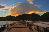 Sunset at the dock