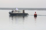 One of the 8 observer boats