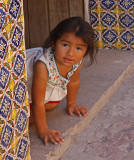 Little Girl Tile Doorway - One