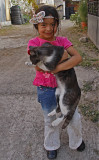 Girl with Cat