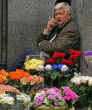 Man Selling Flowers