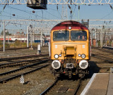 57302 arriving to couple at Crewe