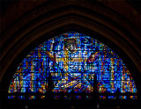 Top portion of the West window in Liverpool Cathedral