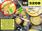 CAT 3209 NEW STYLE IDLER PULLEY BELT TIGHTENER