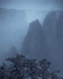 Snowstorm in the Black Canyon of the Gunnison, Colorado