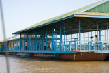 Floating school complete with athletic court
