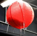 Icicles on a lantern