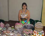 Embera Indian at the Cristobal Pier Market
