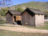 Jail to the left and guardhouse to right