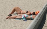 Girls Relaxing on West Beach