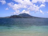 View of Nevis from Cockleshell Beach
