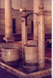 Christian Baptisising Basin inside the Amawy Mosque