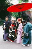 During the Shinto wedding ceremony