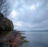 jagged coastline....