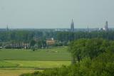 Bruges in the distance
