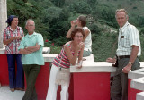 Bob and Marian Thomson, Rudy and Margaret Larsen, Jesse Johanson in Haiti 1974