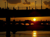 Layers at sunset, Lady Bird Lake, Austin, Texas, 2009