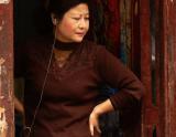Doorway music, Shanghai, China, 2006