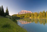 Rundle in Cascade Pond 2