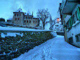 Early morning in white and blue...