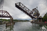 draw bridge at the entrance to salmon bay