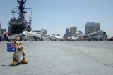 On the USS Midway flight deck