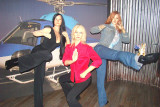 With the Charlies Angels girls (Hollywood Wax Museum)