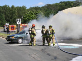 Car fire demo