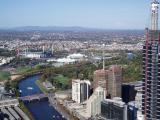The Yarra River and the MCG from the Rialto Tower