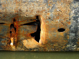 coque endommagée