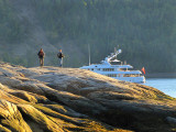 promenade sur les rochers