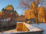 Poste et château Frontenac du parc Montmorency